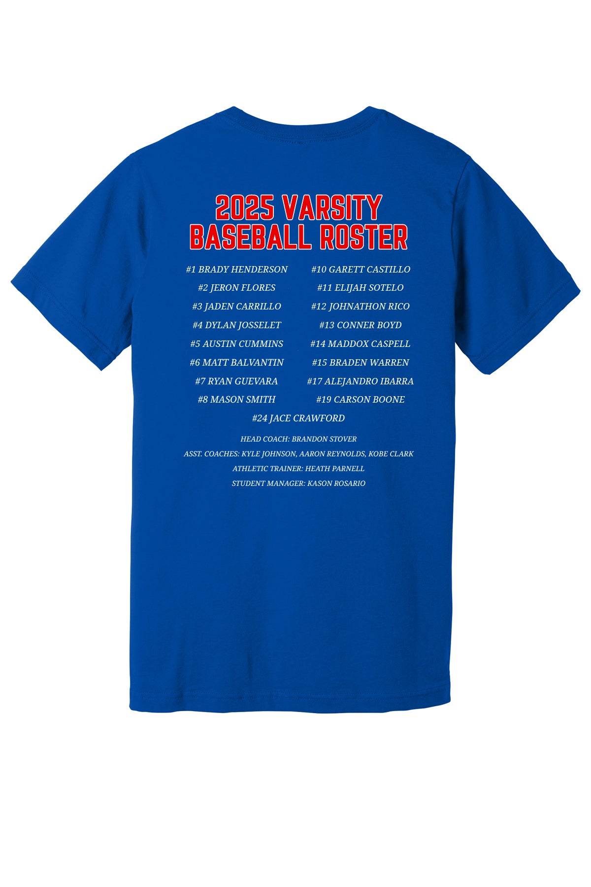 CHS Baseball '25 Playoff Bella S/S