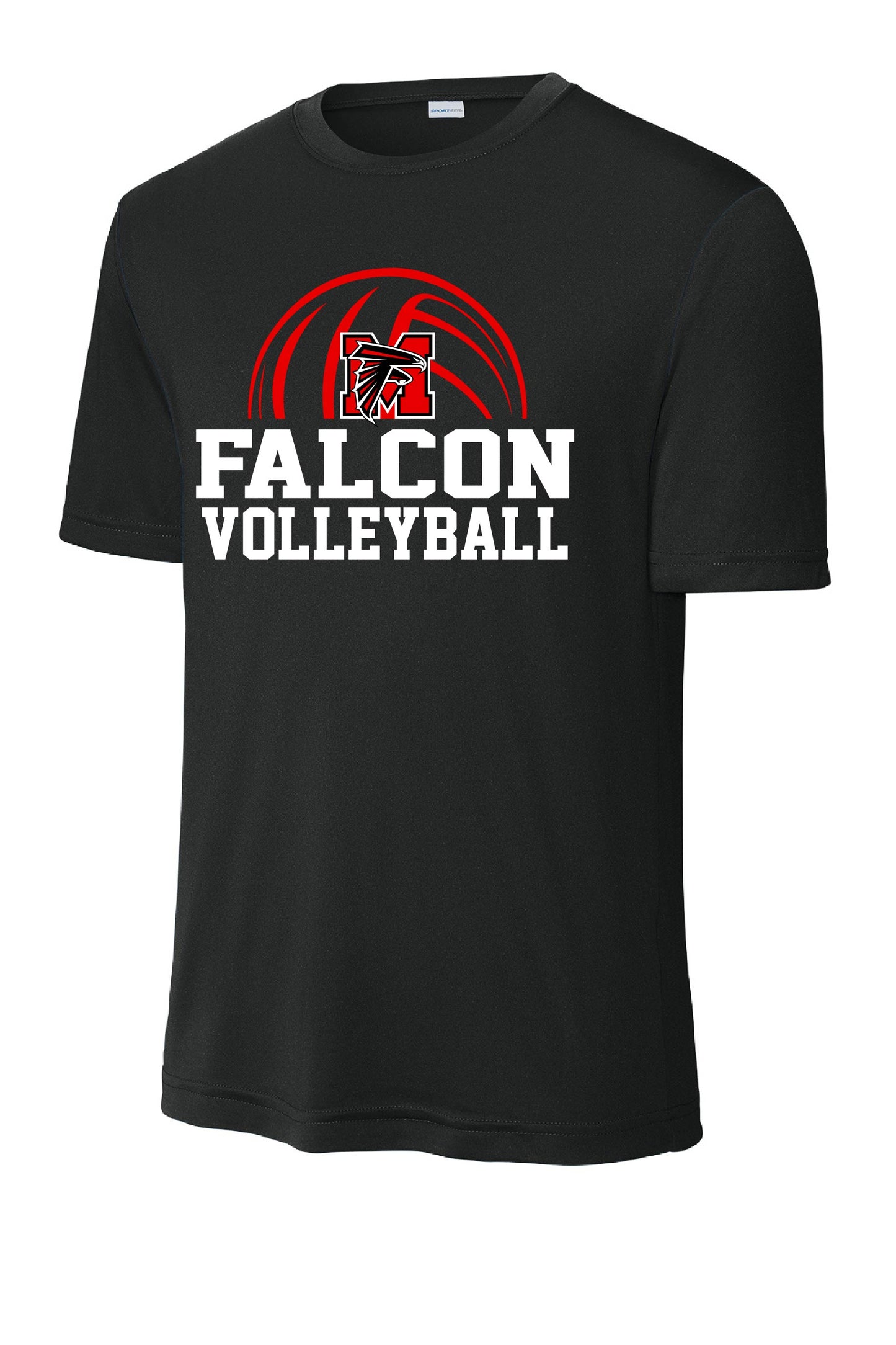 Mann Volleyball Black Dri-Fit Tee