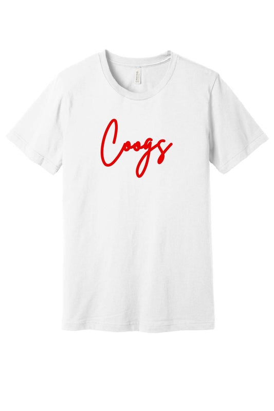 Coogs Script Tees (4 item options)
