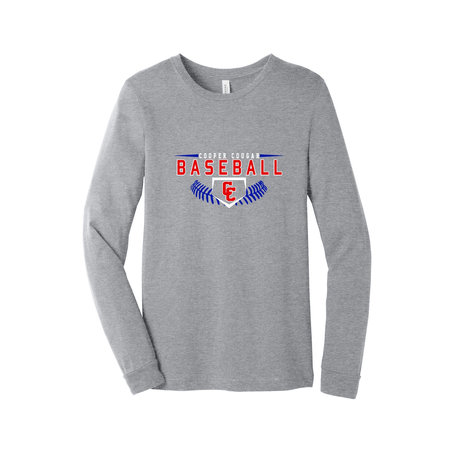 Cooper Home Plate BellaCanvas Long-Sleeve