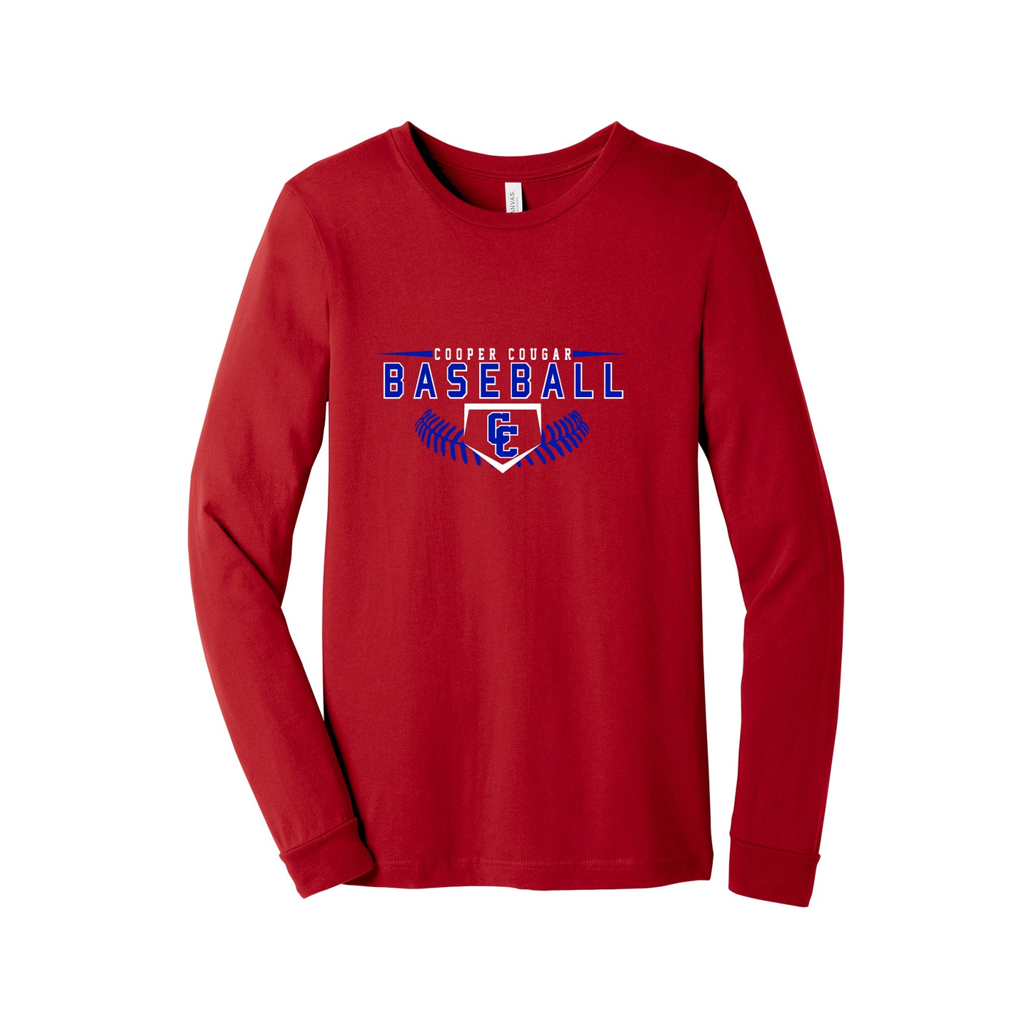 Cooper Home Plate BellaCanvas Long-Sleeve