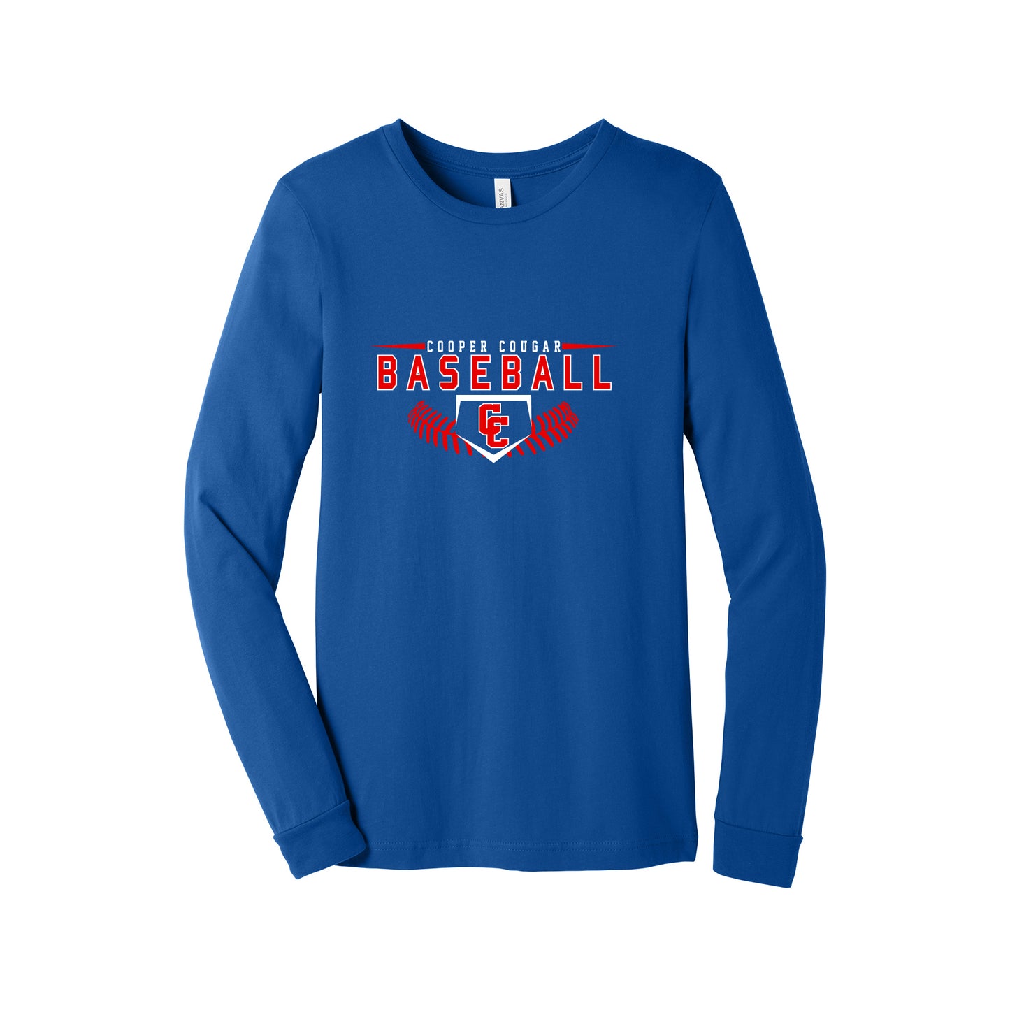 Cooper Home Plate BellaCanvas Long-Sleeve