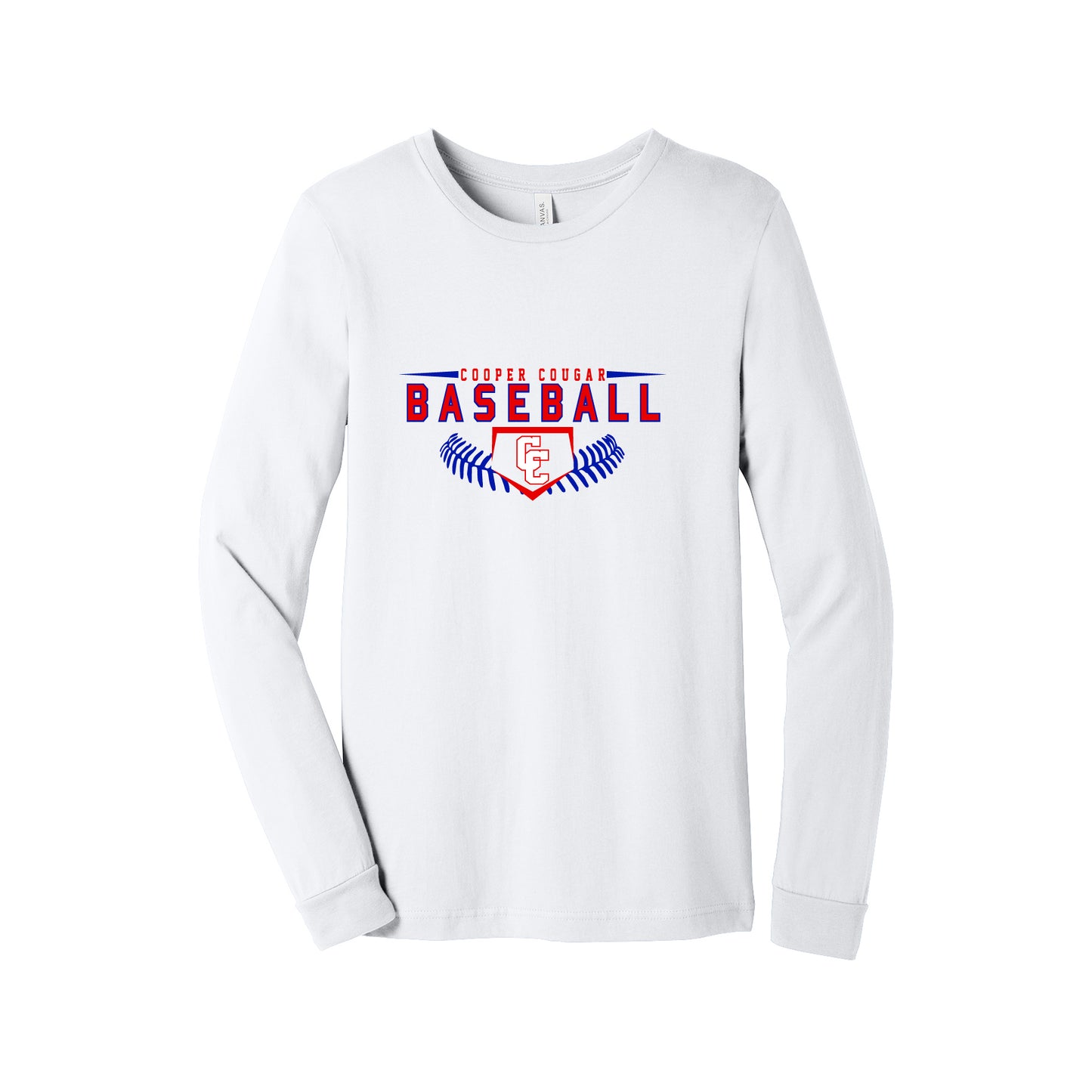 Cooper Home Plate BellaCanvas Long-Sleeve