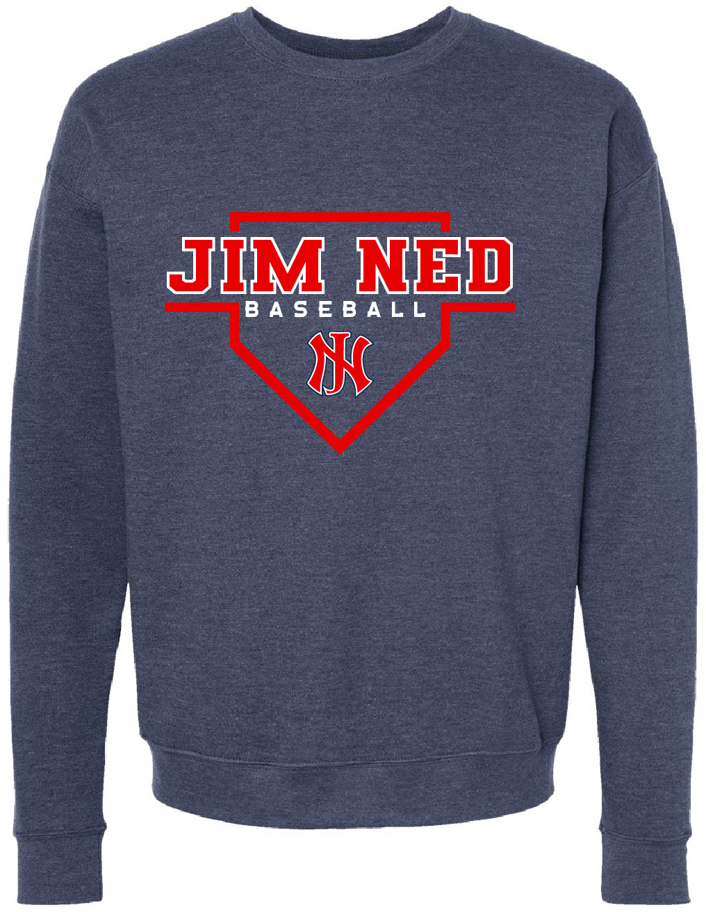 JN Baseball Home Plate Crewneck Sweater