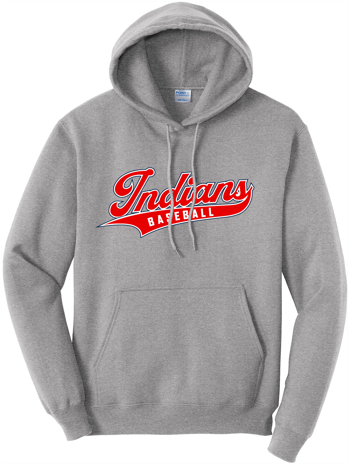 JN Baseball Script Hoodie