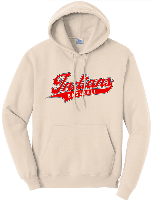 JN Baseball Script Hoodie