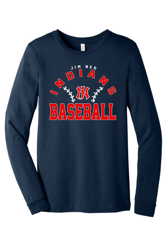 JN Baseball 2026 Bella Canvas Long-Sleeve Tee