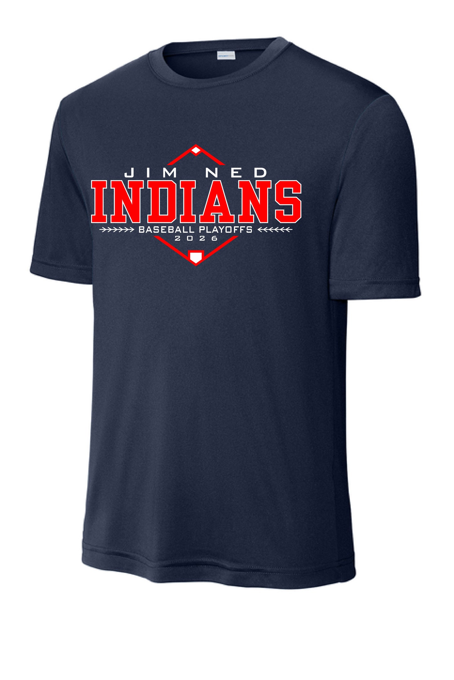 Jim Ned Baseball Playoff Tee