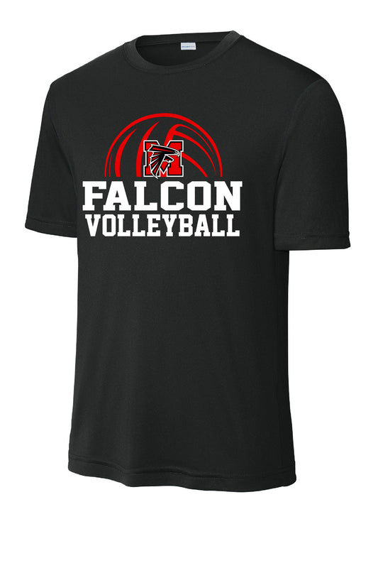 Mann Volleyball Black Dri-Fit Tee