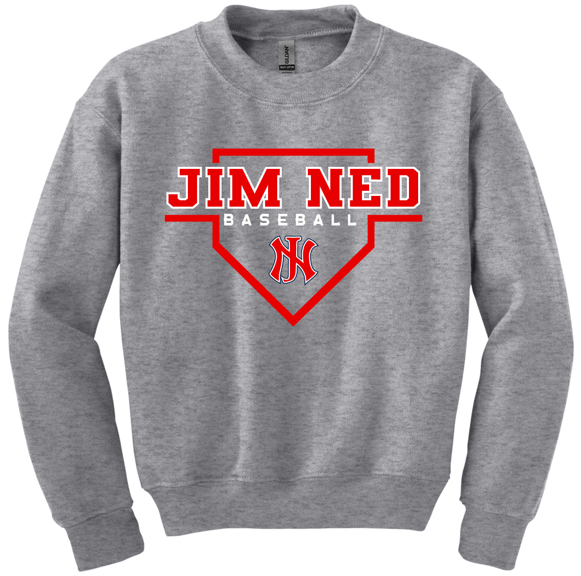 JN Baseball Home Plate Crewneck Sweater