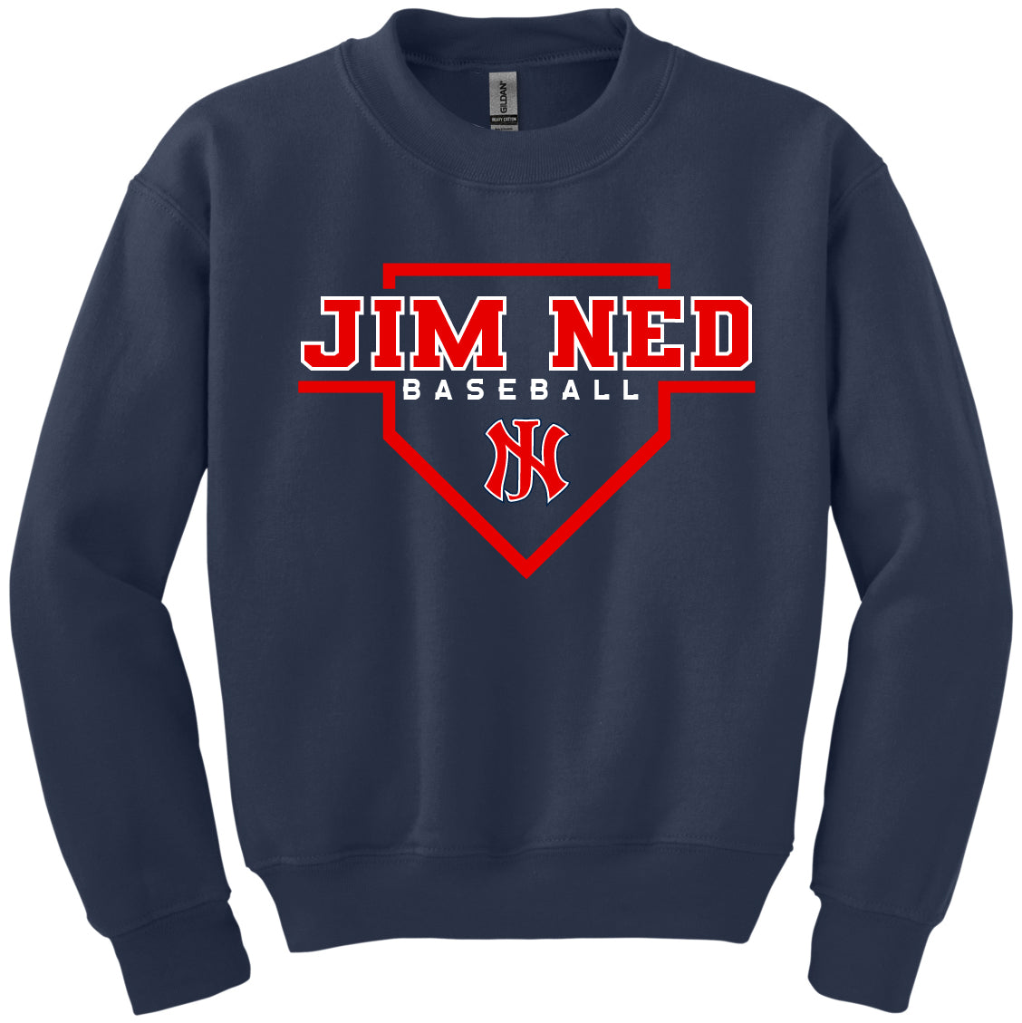 JN Baseball Home Plate Crewneck Sweater