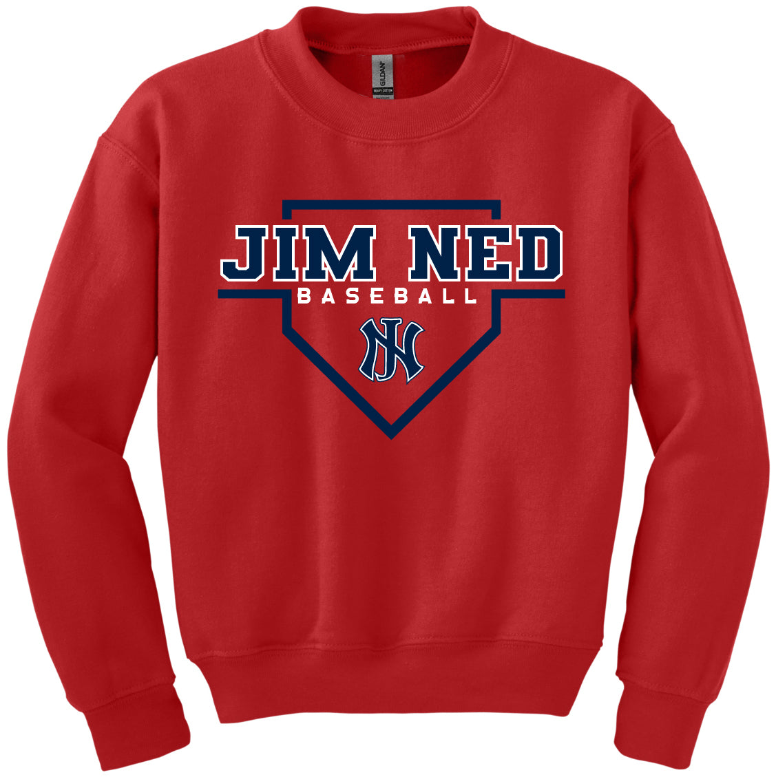 JN Baseball Home Plate Crewneck Sweater