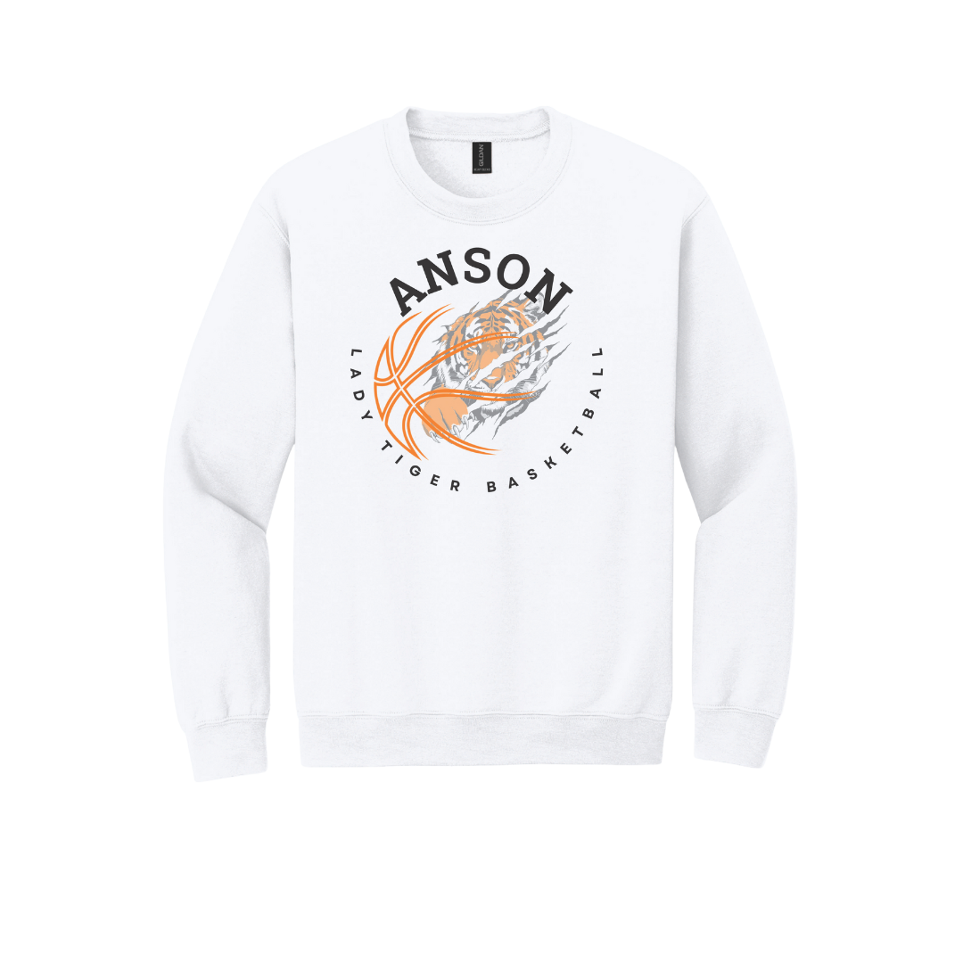 Anson Lady Tigers Basketball 25-25 Crewneck
